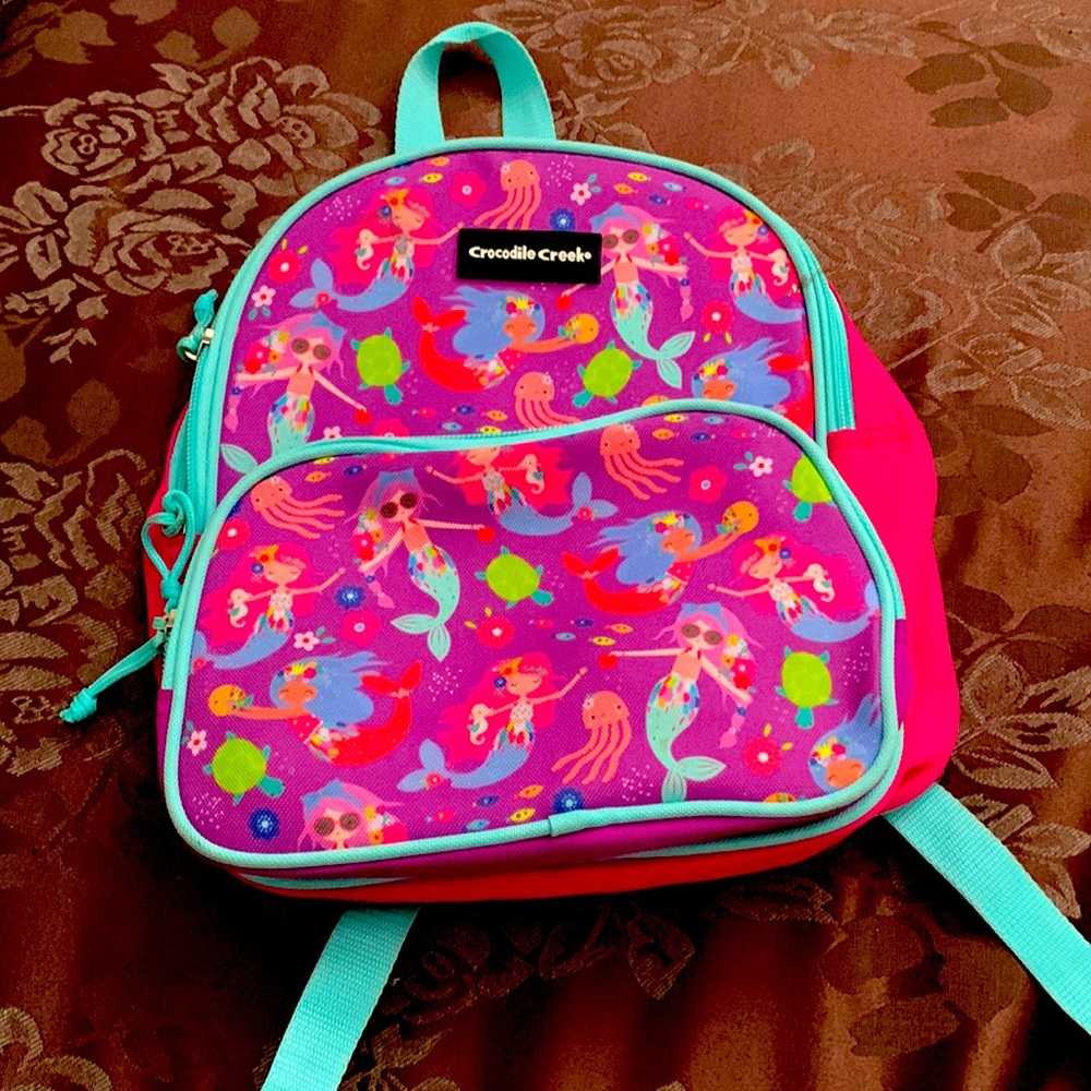 Small toddler backpack. Crocodile creek.